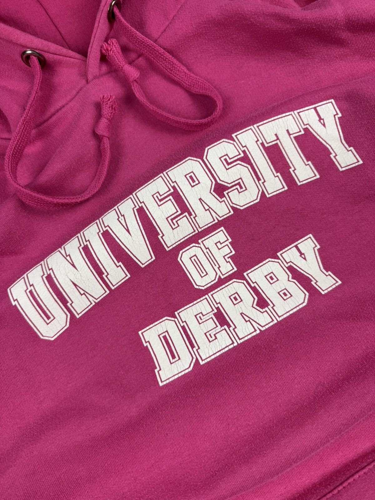 Vintage Vintage 90s University of Derby college oversized hoodie Y2K Size US XL / EU 56 / 4 - 5 Thumbnail