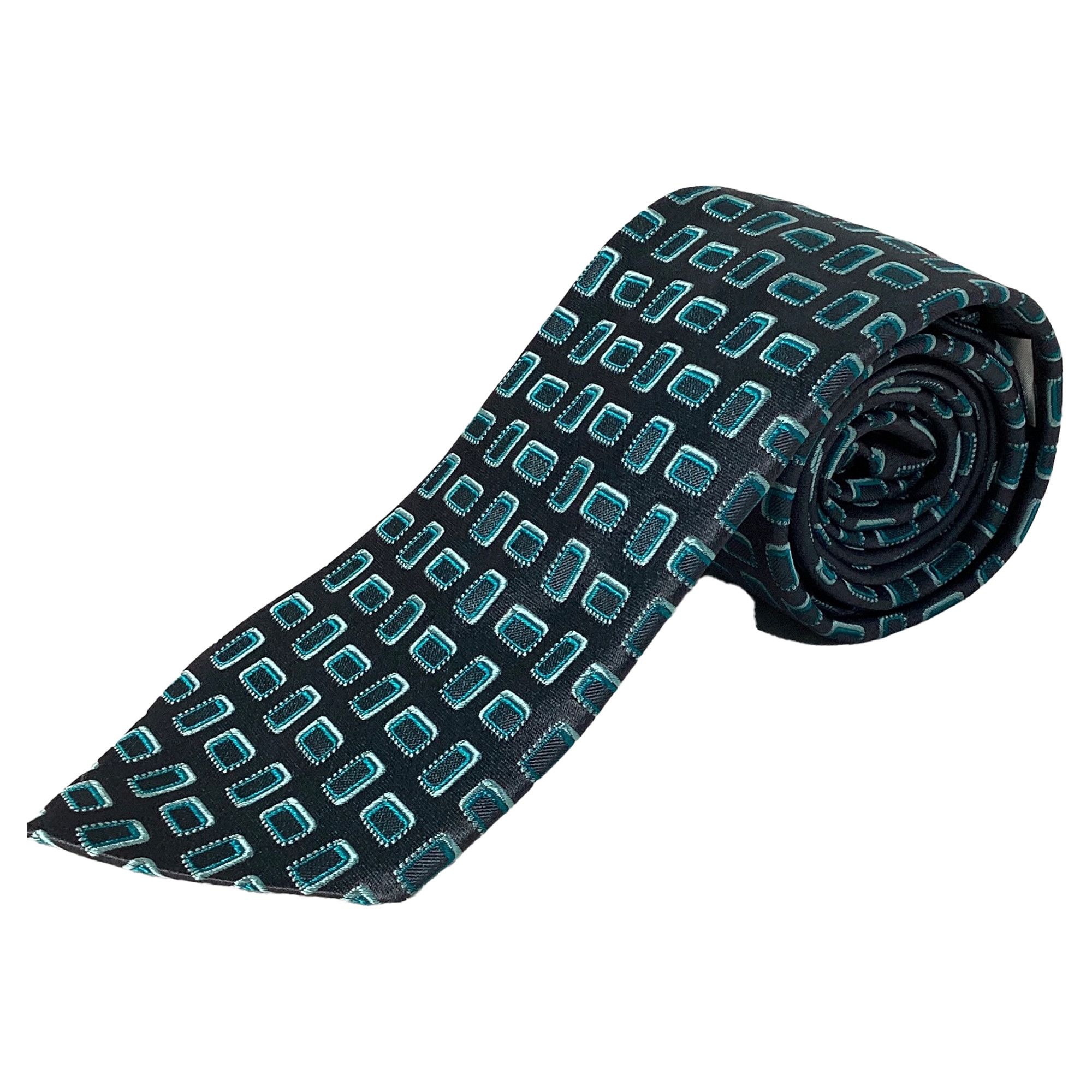Armani Armani Collezioni Printed Tie in Multicolor Silk Size ONE SIZE - 1 Thumbnail