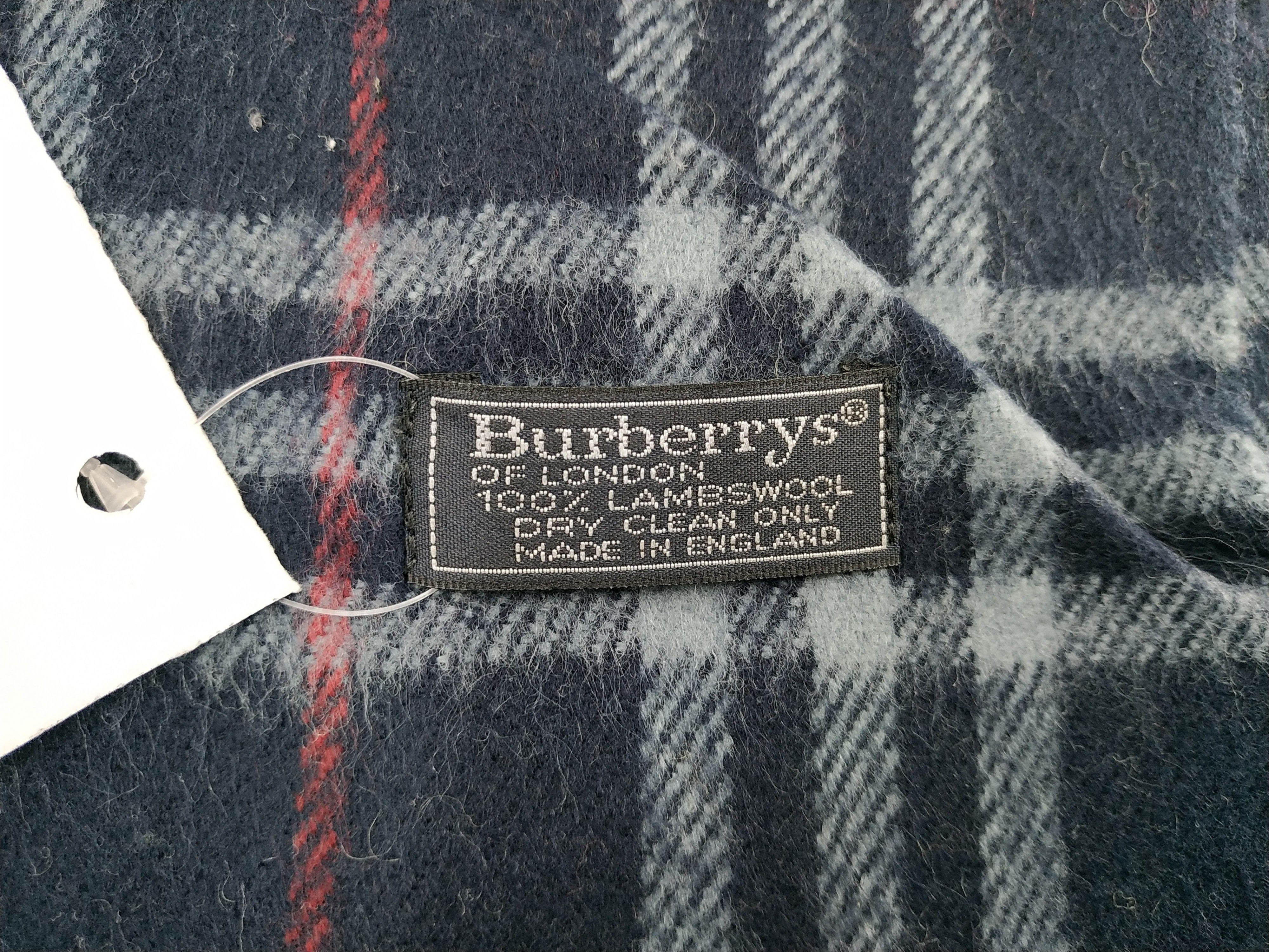 Burberry × Vintage Burberry Scarf / Muffler / Neckwear - WW219 Size ONE SIZE - 6 Thumbnail