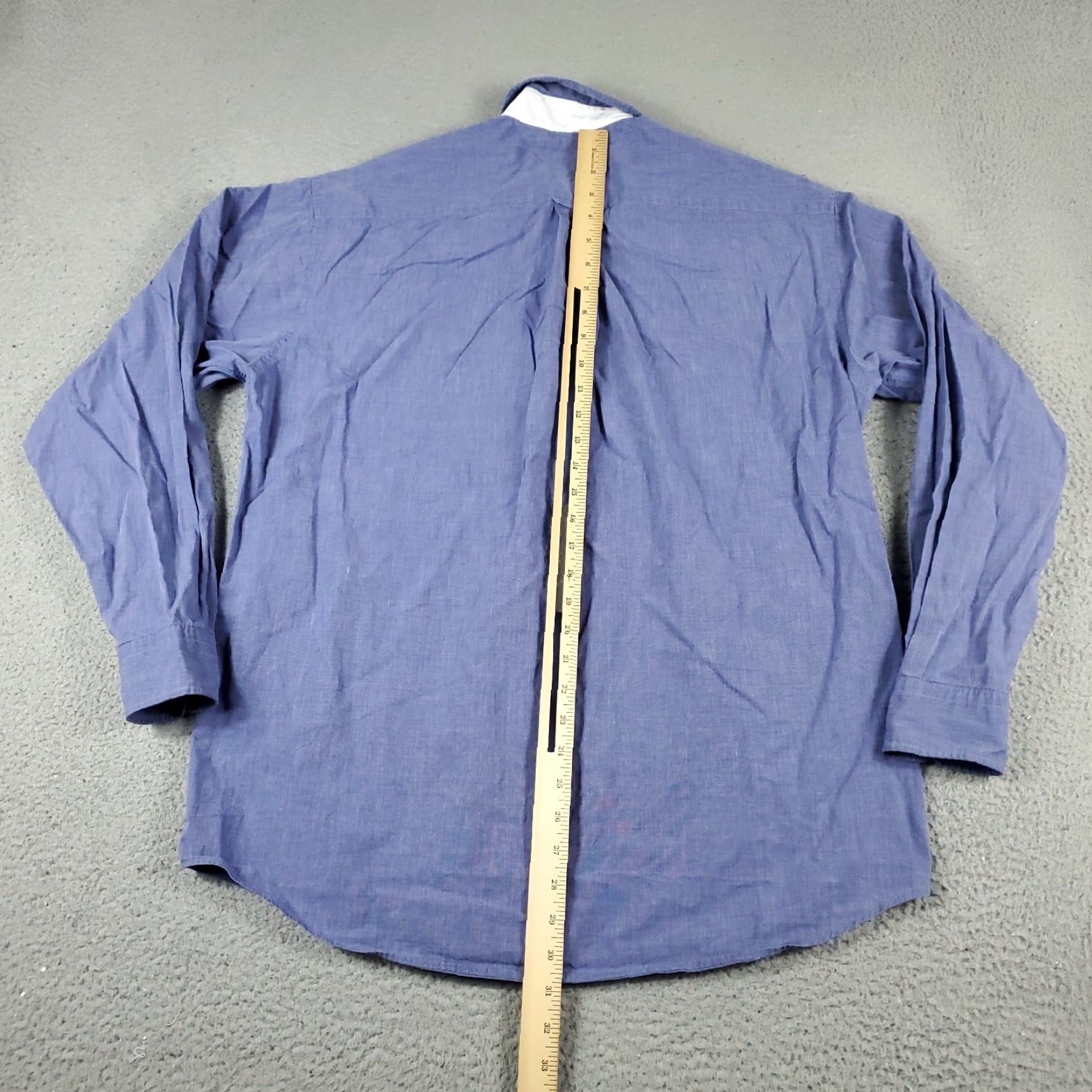 Tommy Hilfiger Tommy Hilfiger Shirt Mens 15.5 Blue Dress Long Sleeve Button Up Collared Regular NWT? (Note: N/A) Size 40R - 3 Thumbnail