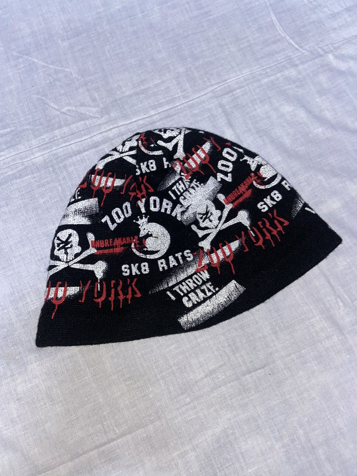 Zoo York Zoo York Rare Beanie Sk8 Rats Size 28 - 1 Thumbnail