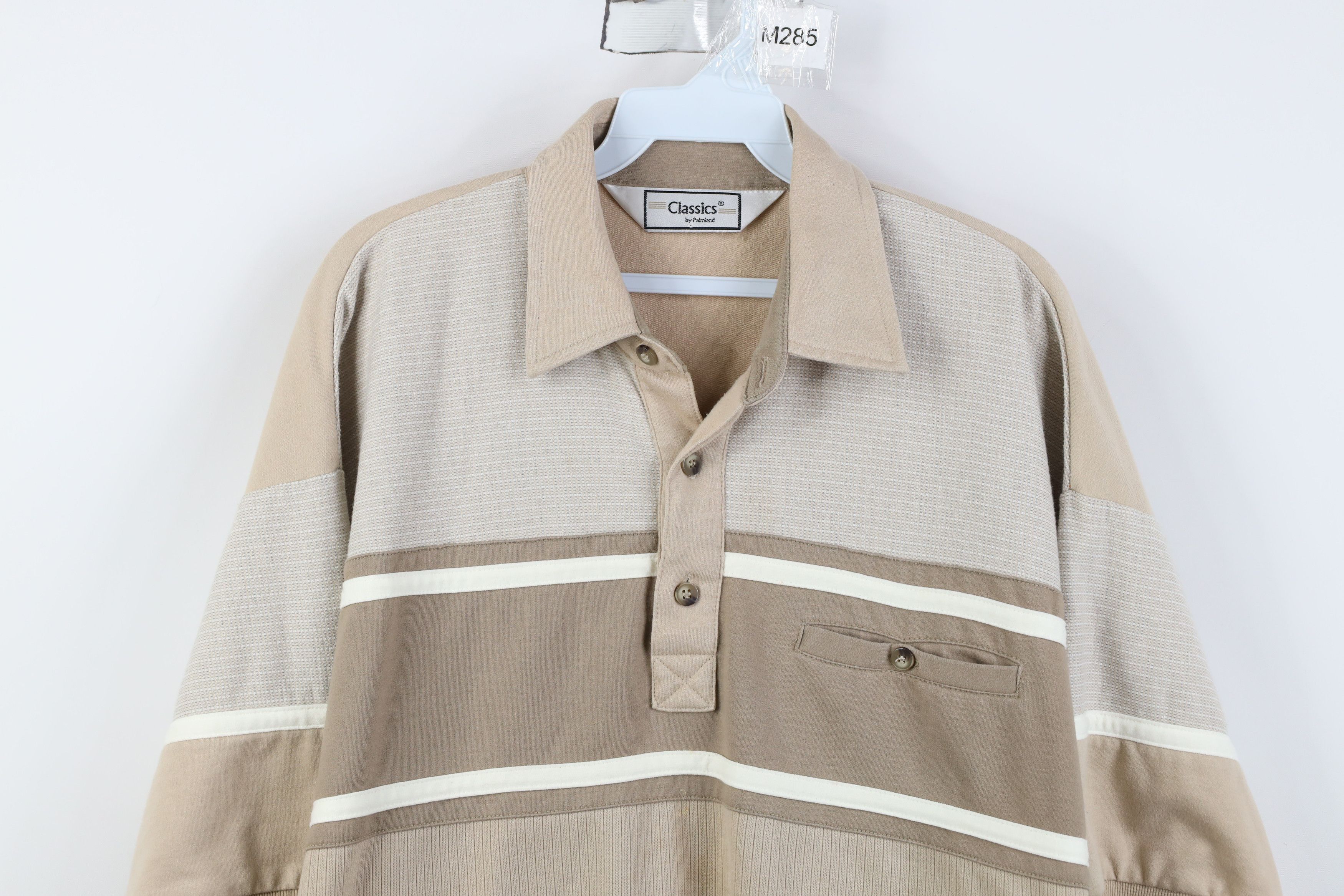 Vintage Vintage 90s Streetwear Block Pullover Polo Shirt Mob Mafia Size US L / EU 52-54 / 3 - 2 Thumbnail