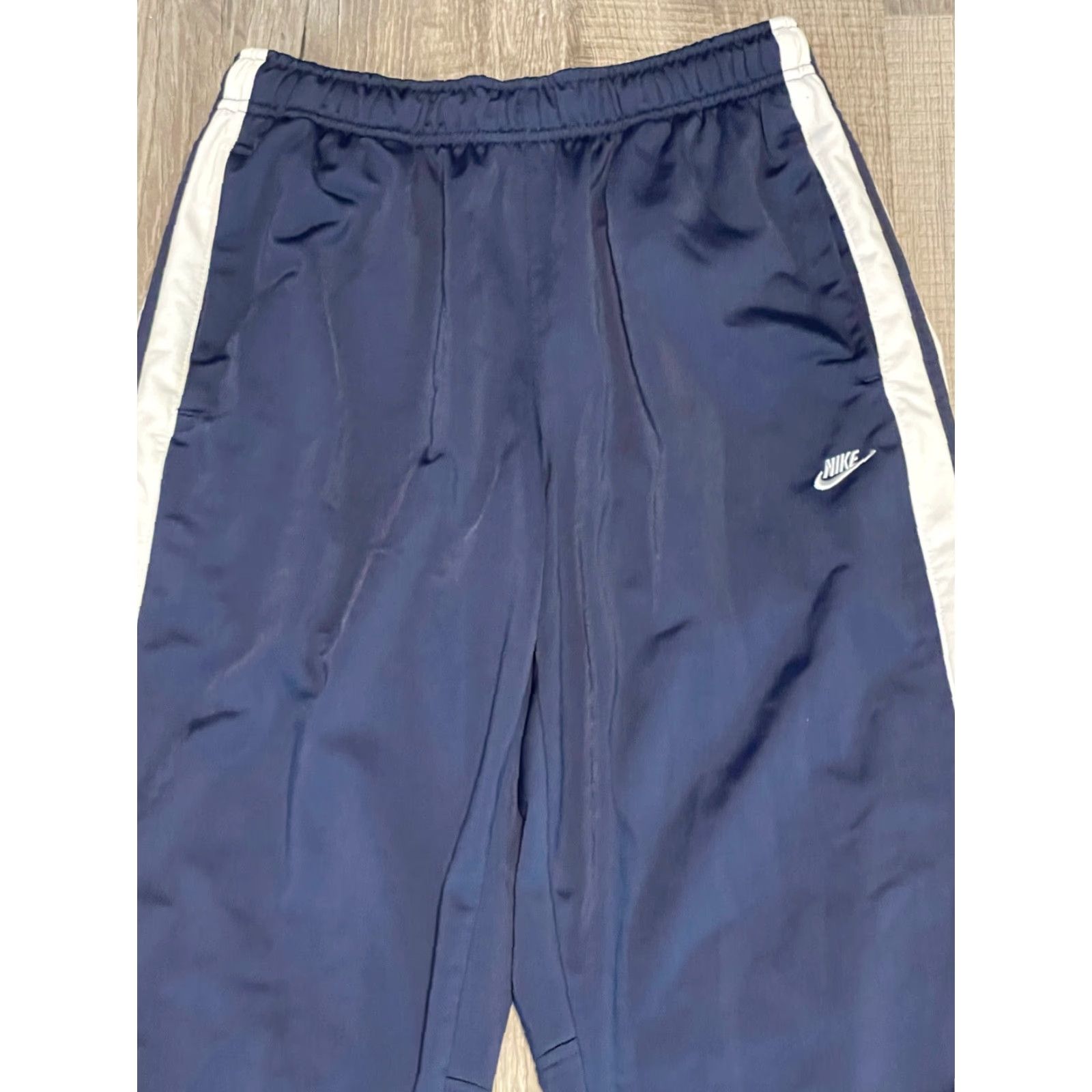 Nike Nike Sweatpants Mens White Swoosh, Mens Size M, Blue - Logo Comfort Activewear Pants Regular Size US 31 - 2 Thumbnail