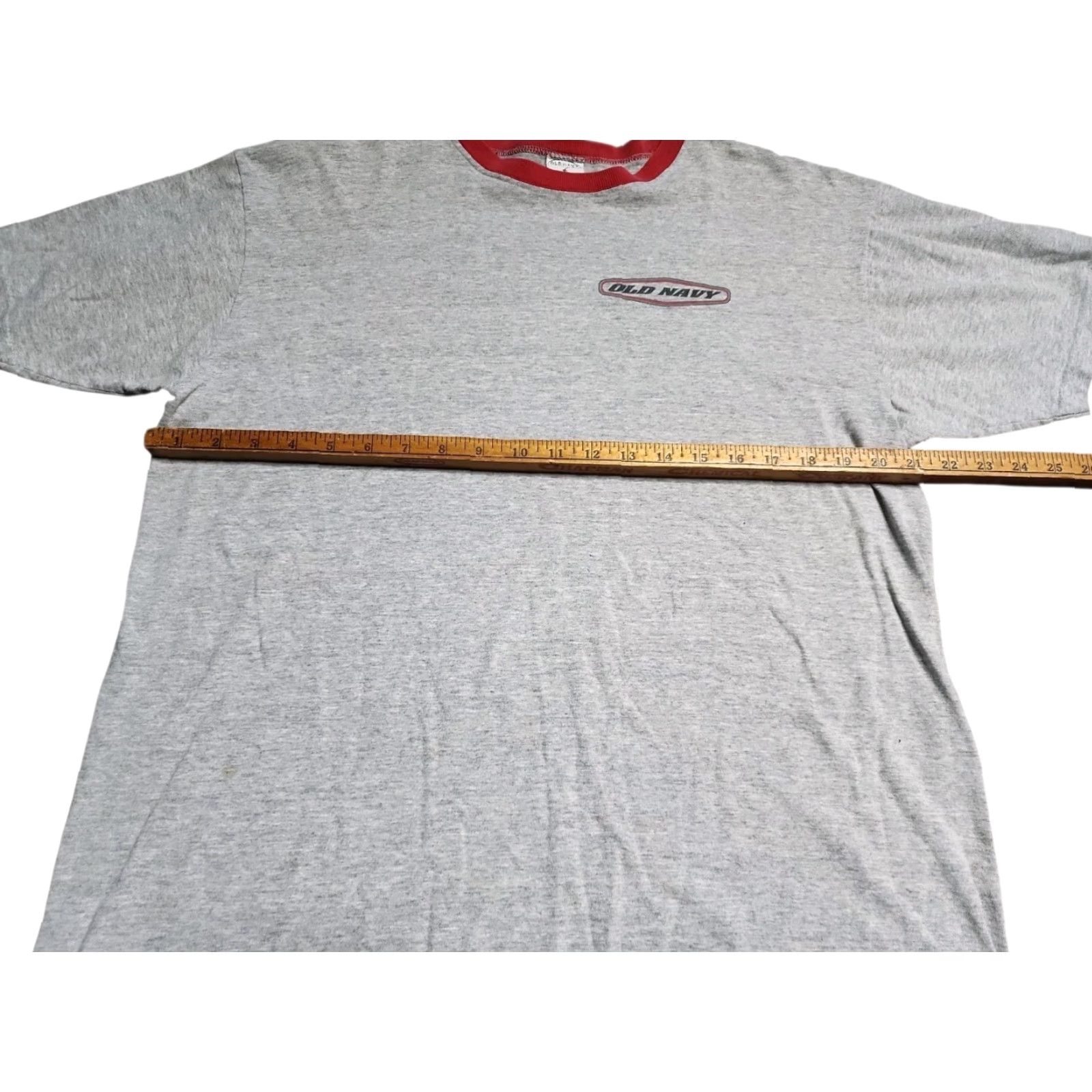 Old Navy VINTAGE Old Navy Mens T-Shirt L Gray Graphic Print 90s USA Grunge Hipster Casual Size US L / EU 52-54 / 3 - 3 Thumbnail