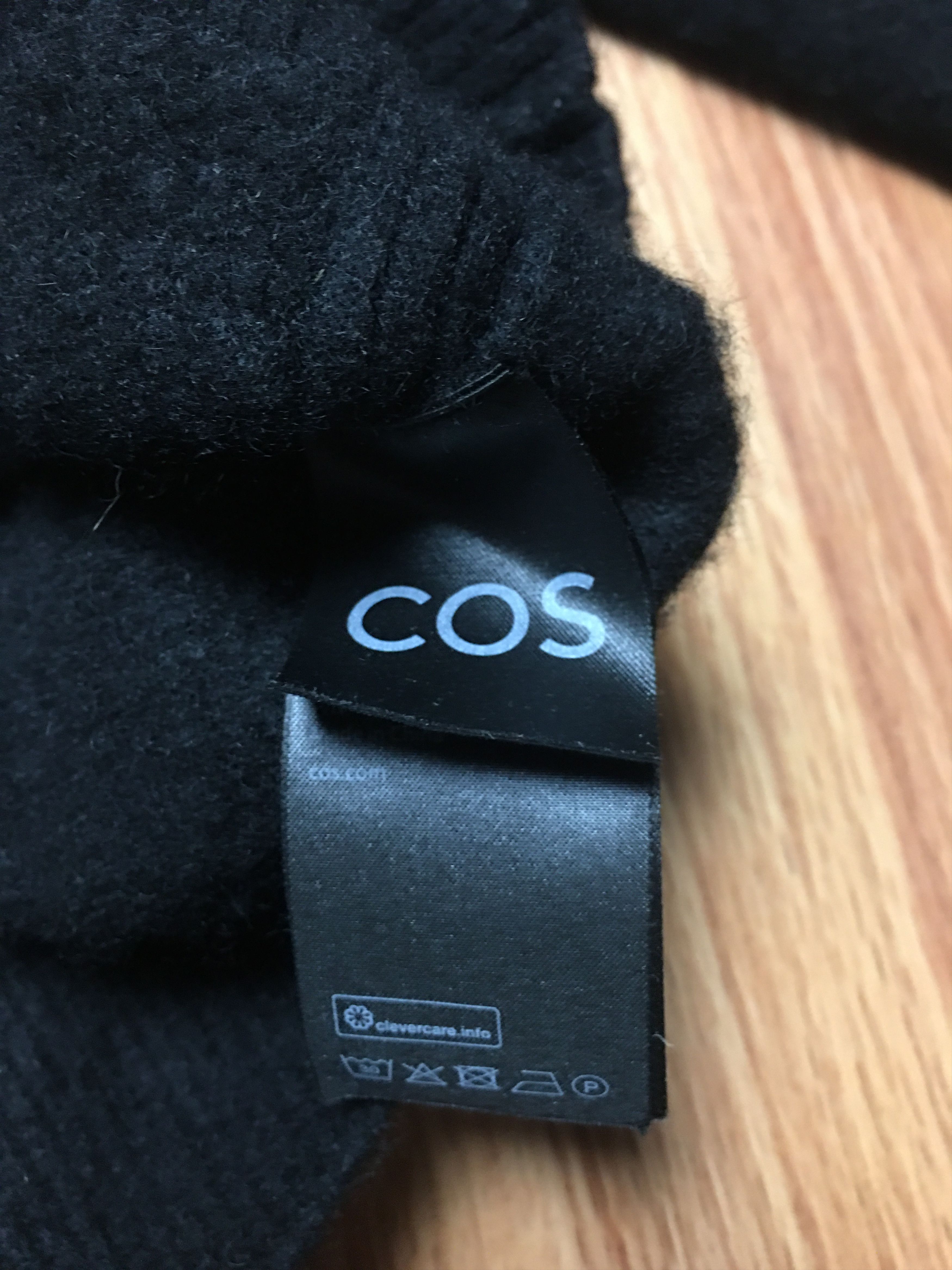 Cos COS Spread Collar Pure Cashmere Black Jumper Sweater Size S / US 4 / IT 40 - 11 Thumbnail