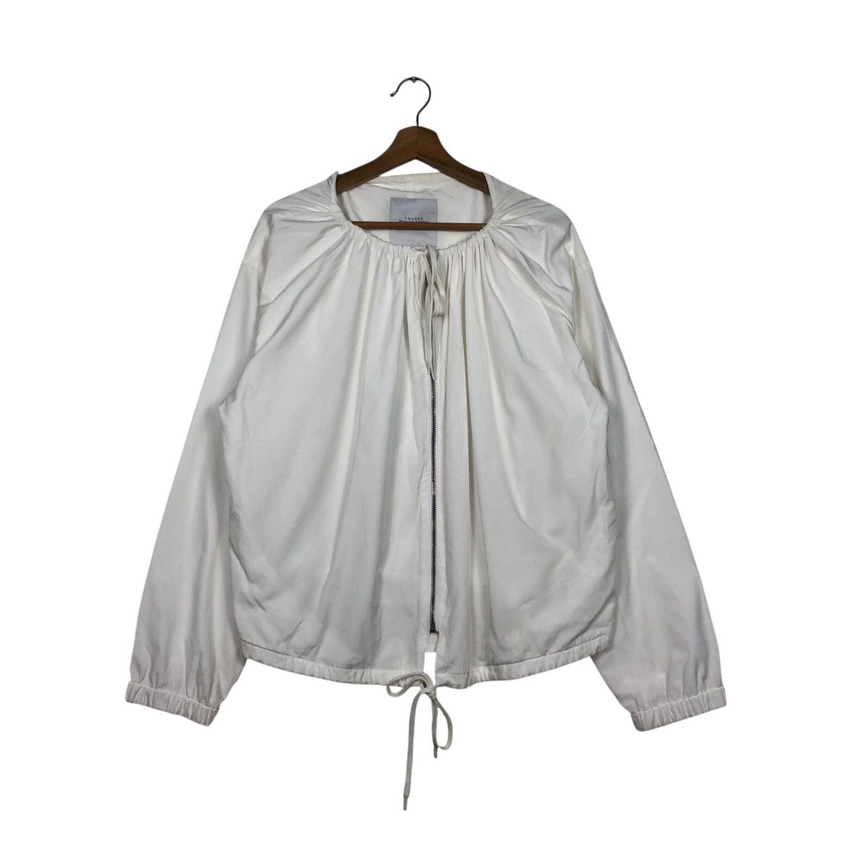 Japanese Brand Rich White Parachute Bike Jacket Unused Refinement Garments Size US M / EU 48-50 / 2 - 2 Thumbnail