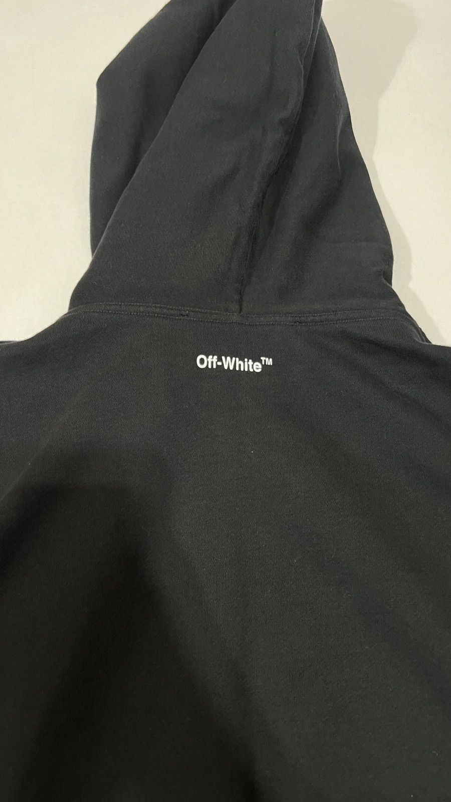 Off-White Off-White Black Classic Logo Hoodie Size US XL / EU 56 / 4 - 13 Thumbnail
