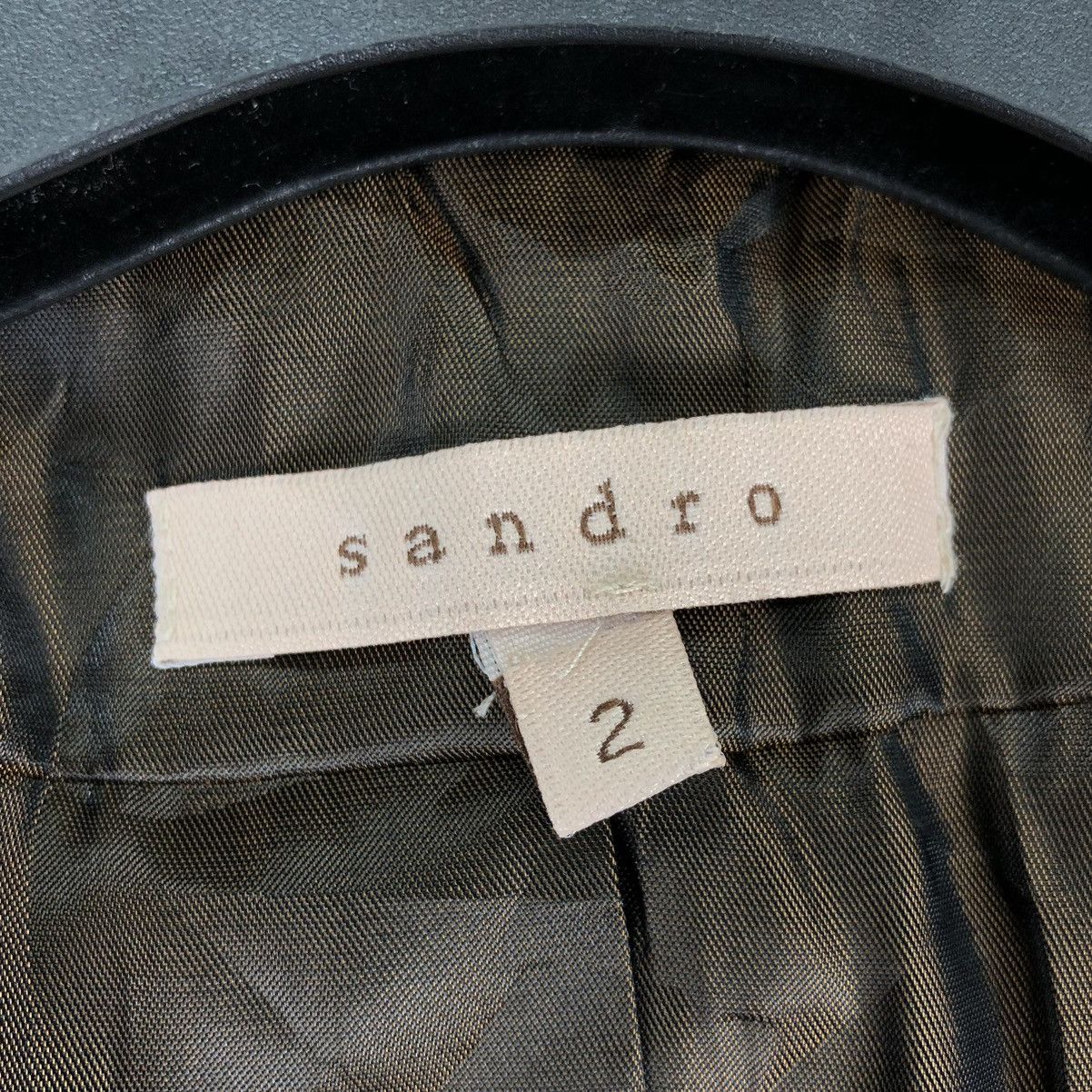 Sandro Sandro 100% Rabbit Fur Jacket Toggle Button Short Sleeve Size XS / US 0-2 / IT 36-38 - 11 Thumbnail