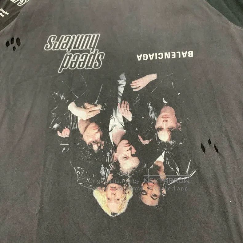 Balenciaga Balenciaga Black Inverted Logo Long Sleeve Size US M / EU 48-50 / 2 - 8 Thumbnail