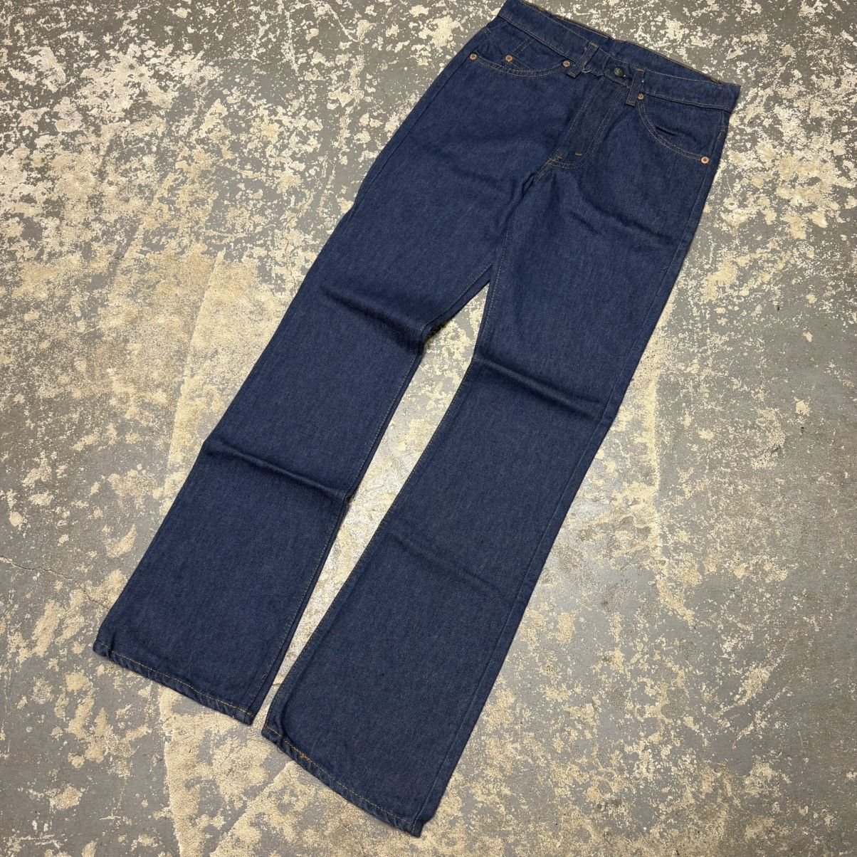Levi's Vintage Levi’s 517 Boot Cut Blue Denim Jeans USA 80s NWT Size US 28 / EU 44 - 7 Thumbnail
