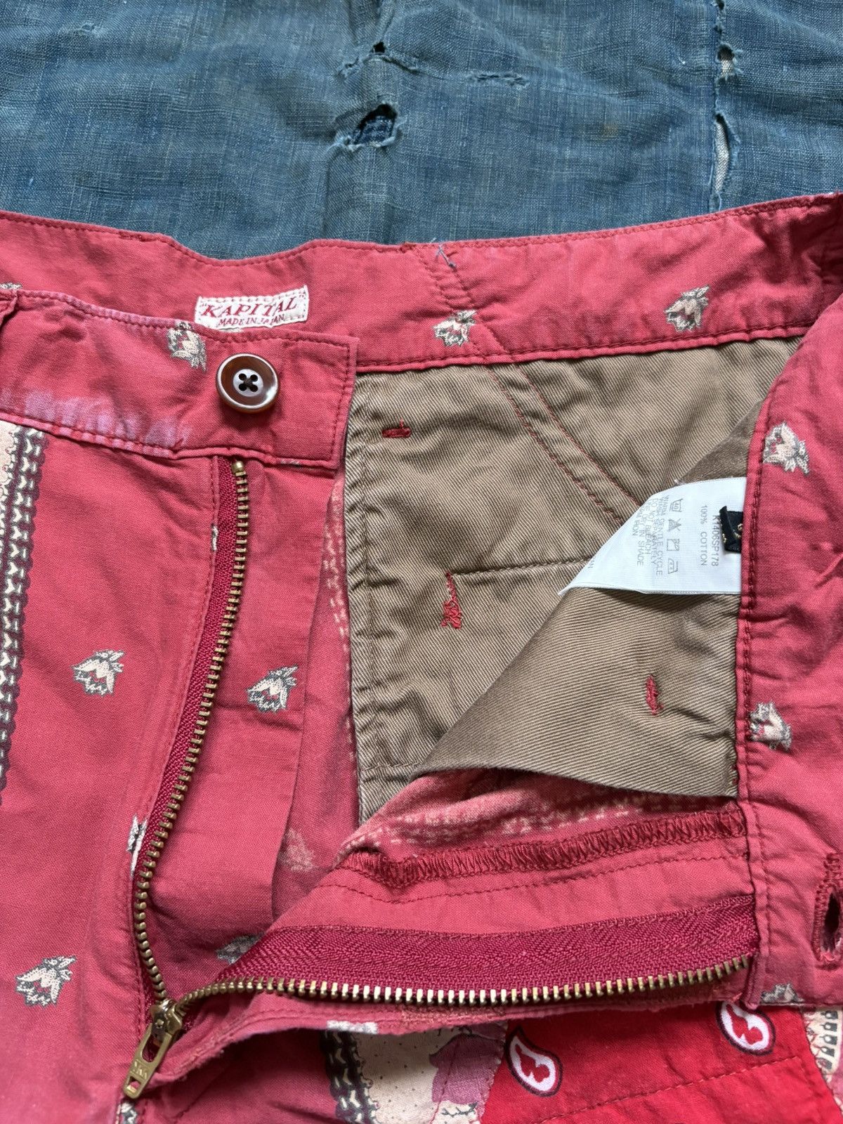 Kapital Kountry kapital bandana patchwork short pants shorts Size US 30 / EU 46 - 17 Thumbnail