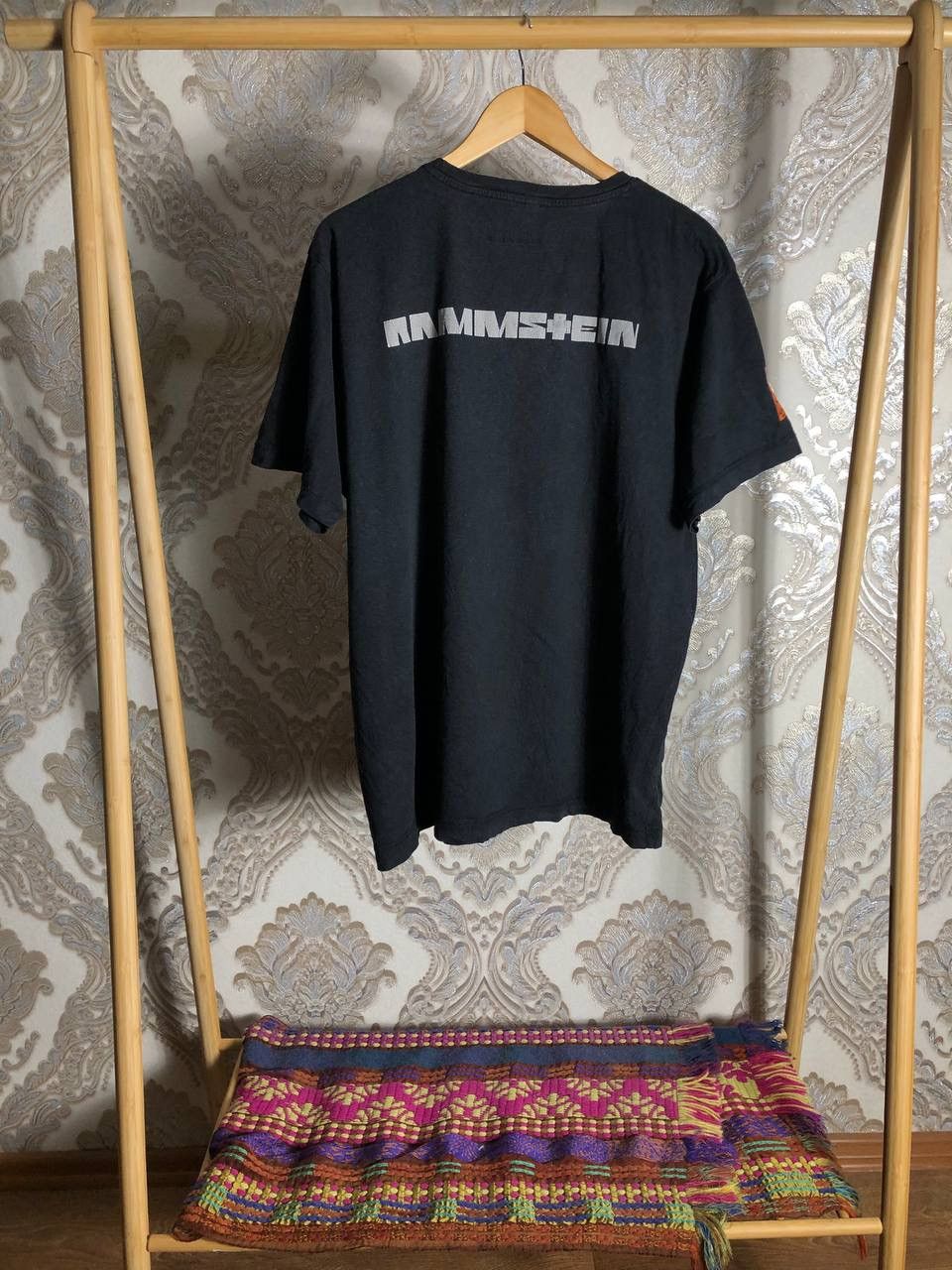 Band Tees VINTAGE RAMMSTEIN WORLD TOUR ROCK T-SHIRT RETRO METAL 90s Size US XXL / EU 58 / 5 - 6 Thumbnail