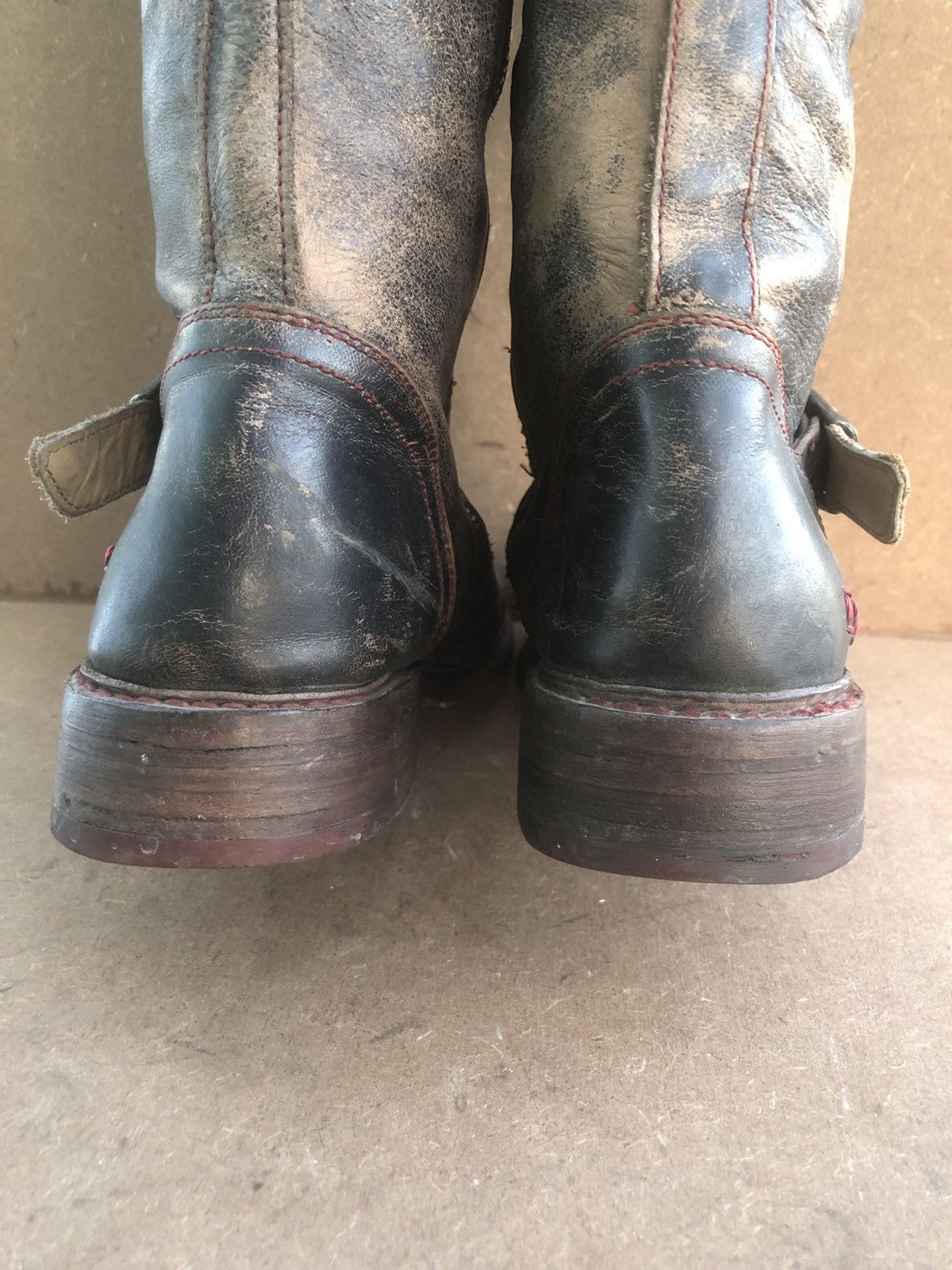 Bed Stu Bed Stu Grey Calfskin LeTher Women’s High Boots Size US 7.5 Size US 7.5 / IT 37.5 - 10 Thumbnail