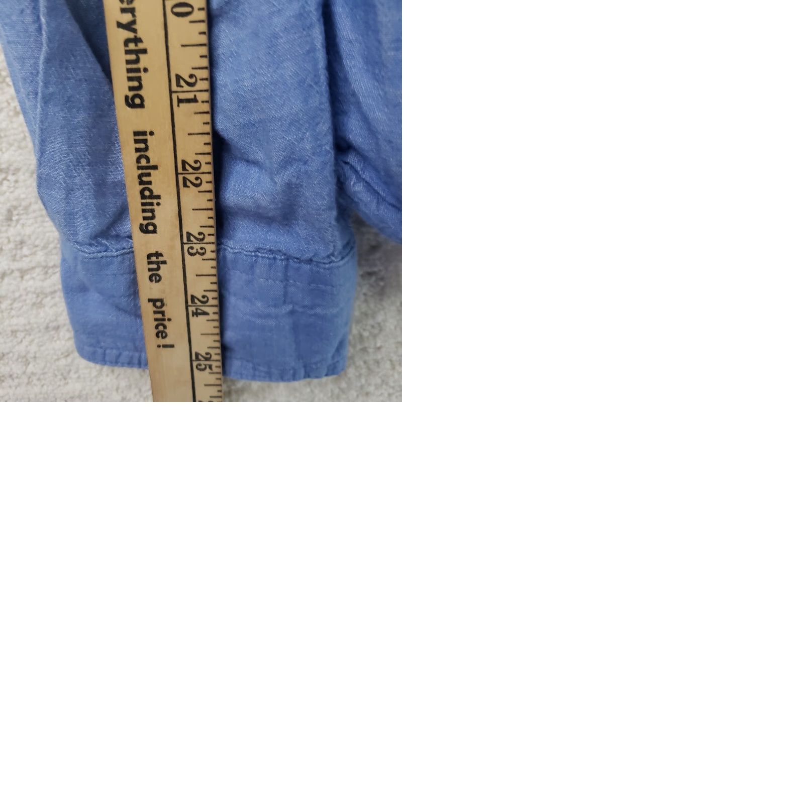 Chaps CHAPS Button-Down Shirt XL Blue Easy Care Long Sleeve Shirt with Pockets Size US XL / EU 56 / 4 - 9 Thumbnail