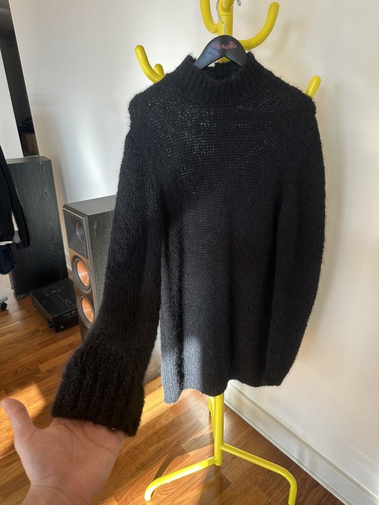 Rick Owens Rick Owens Mohair Alpaca Blend Oversized Turtleneck Black OS Size US L / EU 52-54 / 3 - 1 Thumbnail