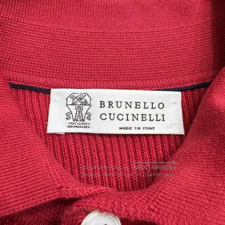 Brunello Cucinelli Brunello Cucinelli Solid Color Fine Striped Short Sleeve P Size US S / EU 44-46 / 1 - 2 Thumbnail