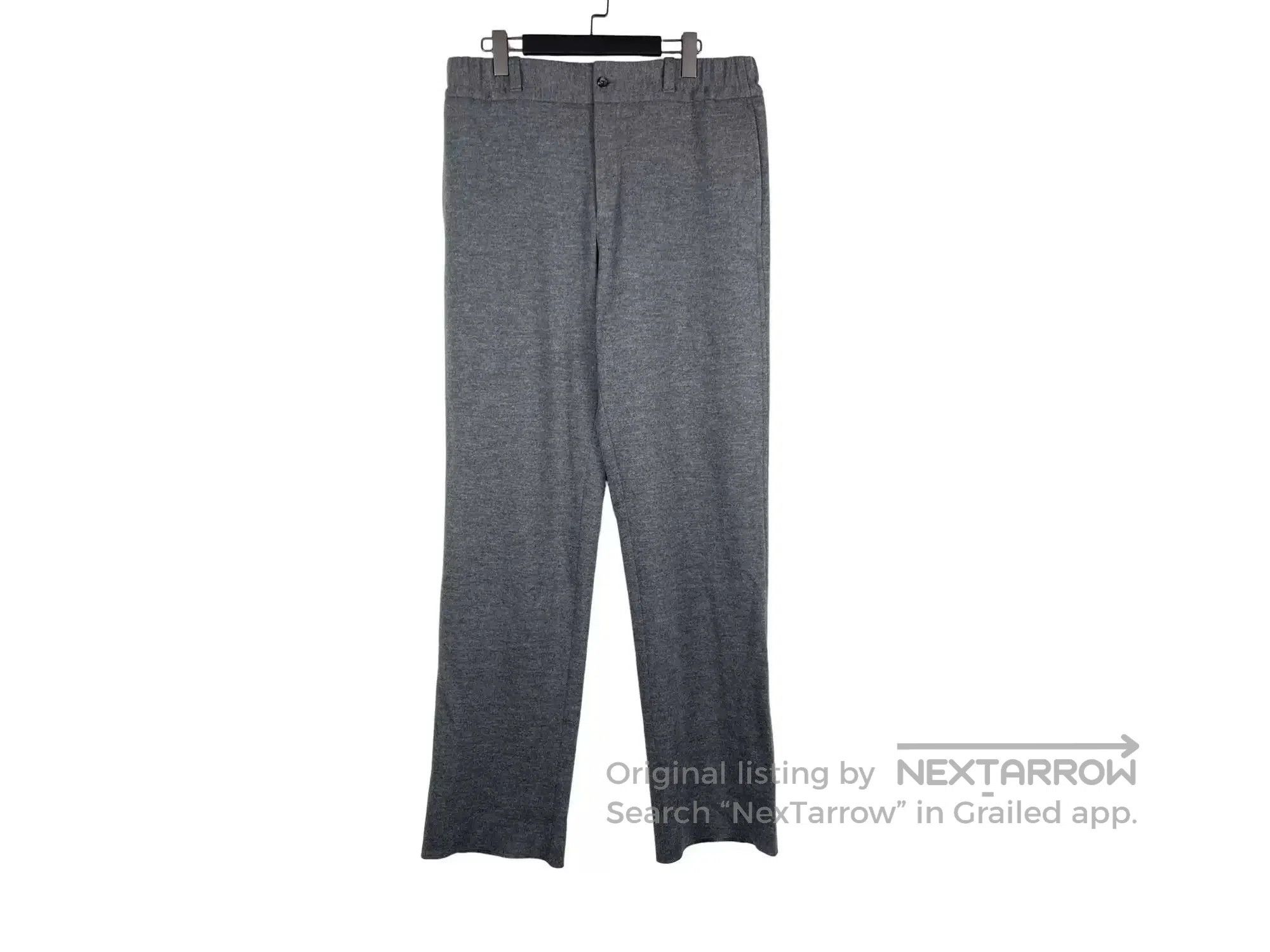 Lanvin LANVIN Gray Elasticated Waist Wool Pants. Size US 36 / EU 52 - 1 Thumbnail
