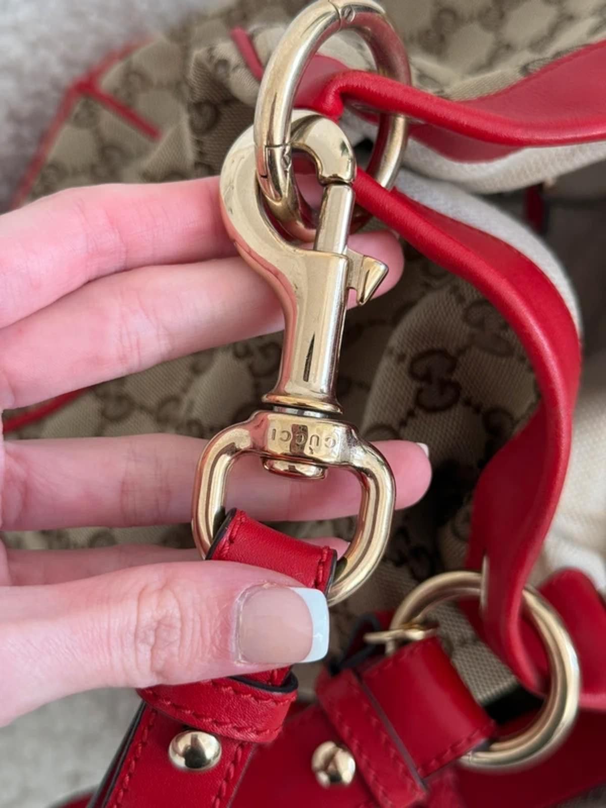 Gucci Gucci GG canvas Valentine top handle bag Size ONE SIZE - 7 Thumbnail