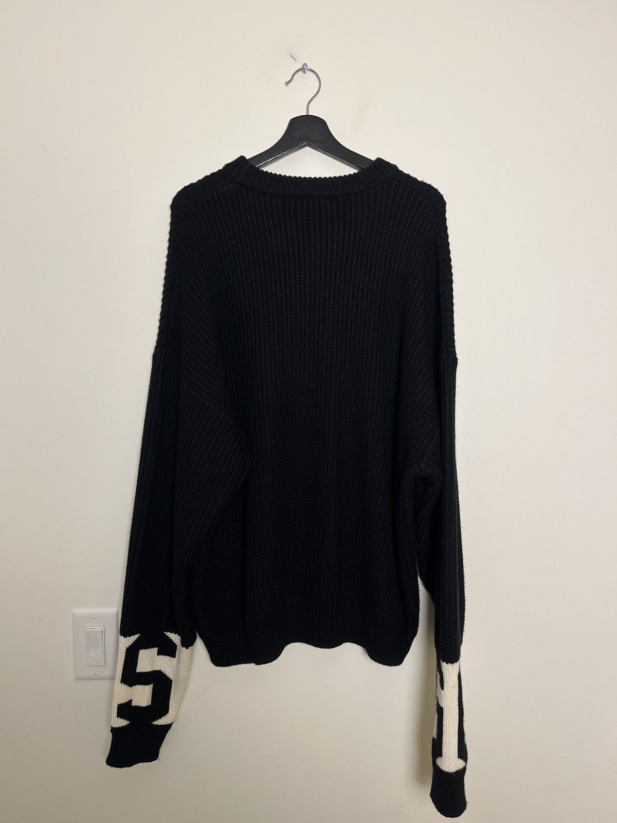 GCDS GCDS SWEATER BLACK Size US L / EU 52-54 / 3 - 2 Thumbnail