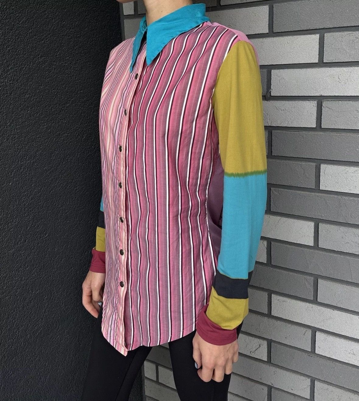 Other Save The Queen Multicolor Striped Shirt Size S Size S / US 4 / IT 40 - 3 Thumbnail