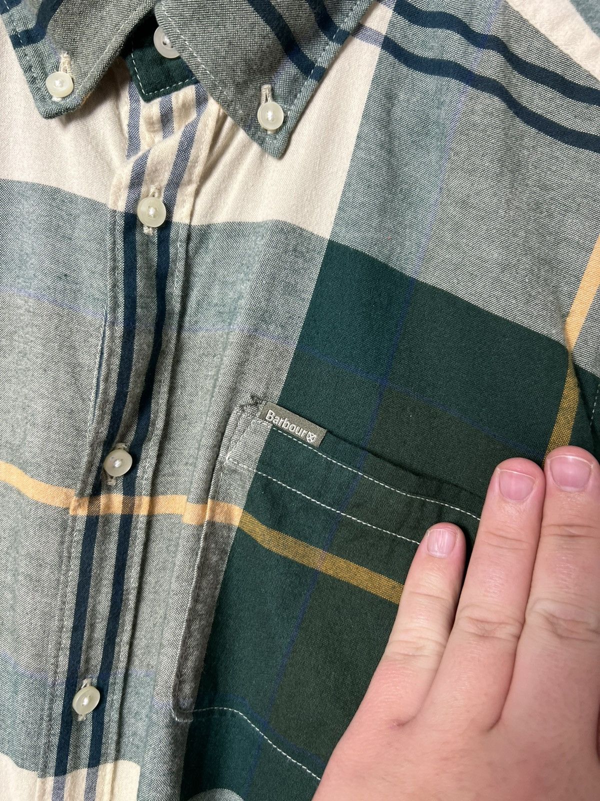Barbour Barbour Checked Flannel Button Up Shirt Size US M / EU 48-50 / 2 - 3 Thumbnail