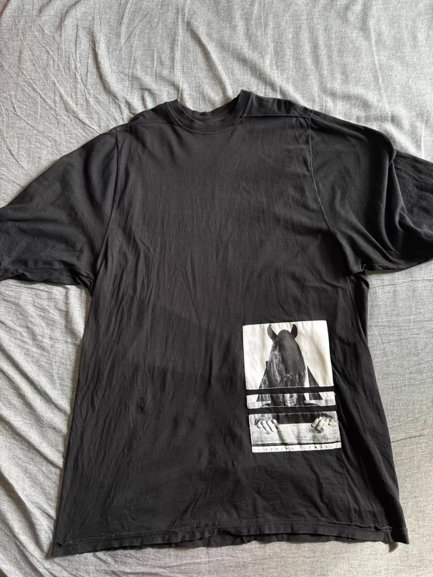 Rick Owens Rick Owens DRKSHDW Ma Mian Short Sleeve OS Worn Once Size US M / EU 48-50 / 2 - 2 Thumbnail