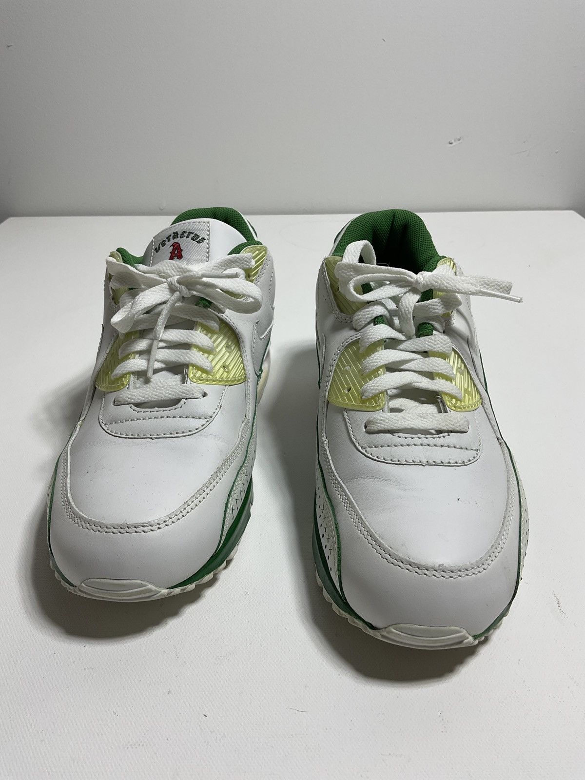 Nike NIKE AIR MAX Shoe White Green Red ‘Latin Legacy’ 2007 Size US 9.5 / EU 42-43 - 7 Thumbnail