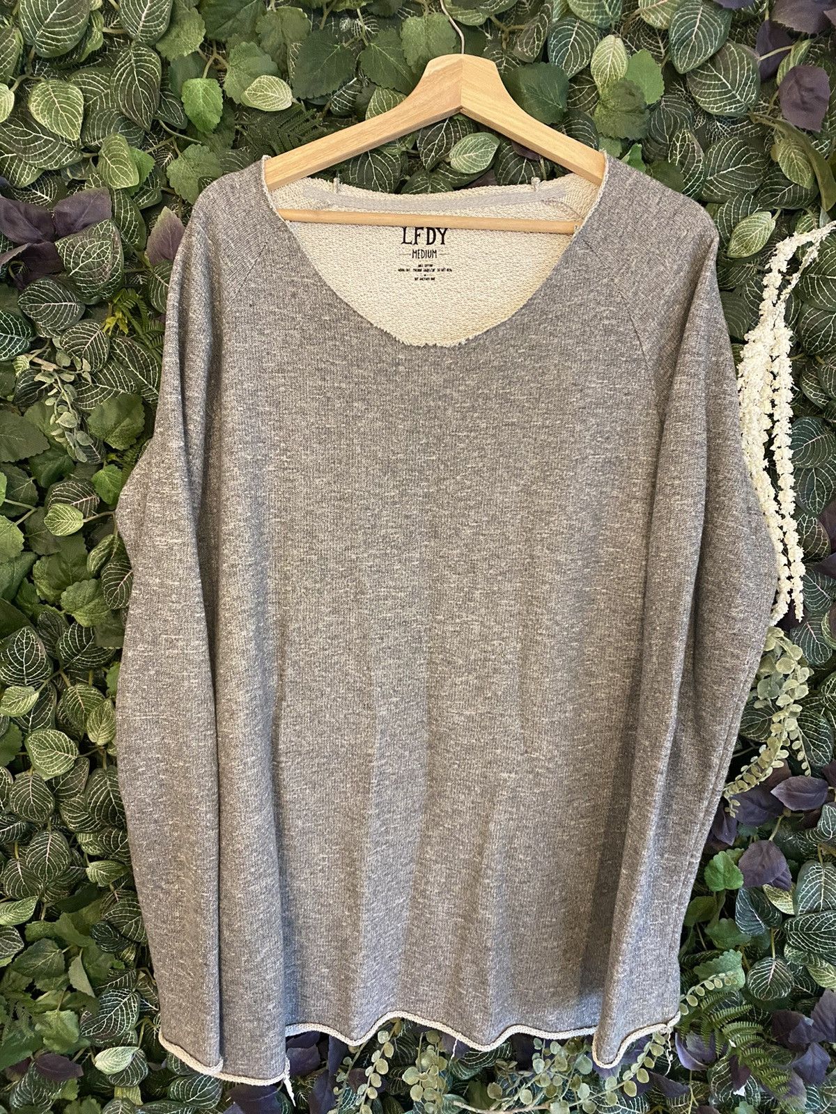 LFDY Raw hem terry sweater Size US M / EU 48-50 / 2 - 1 Thumbnail