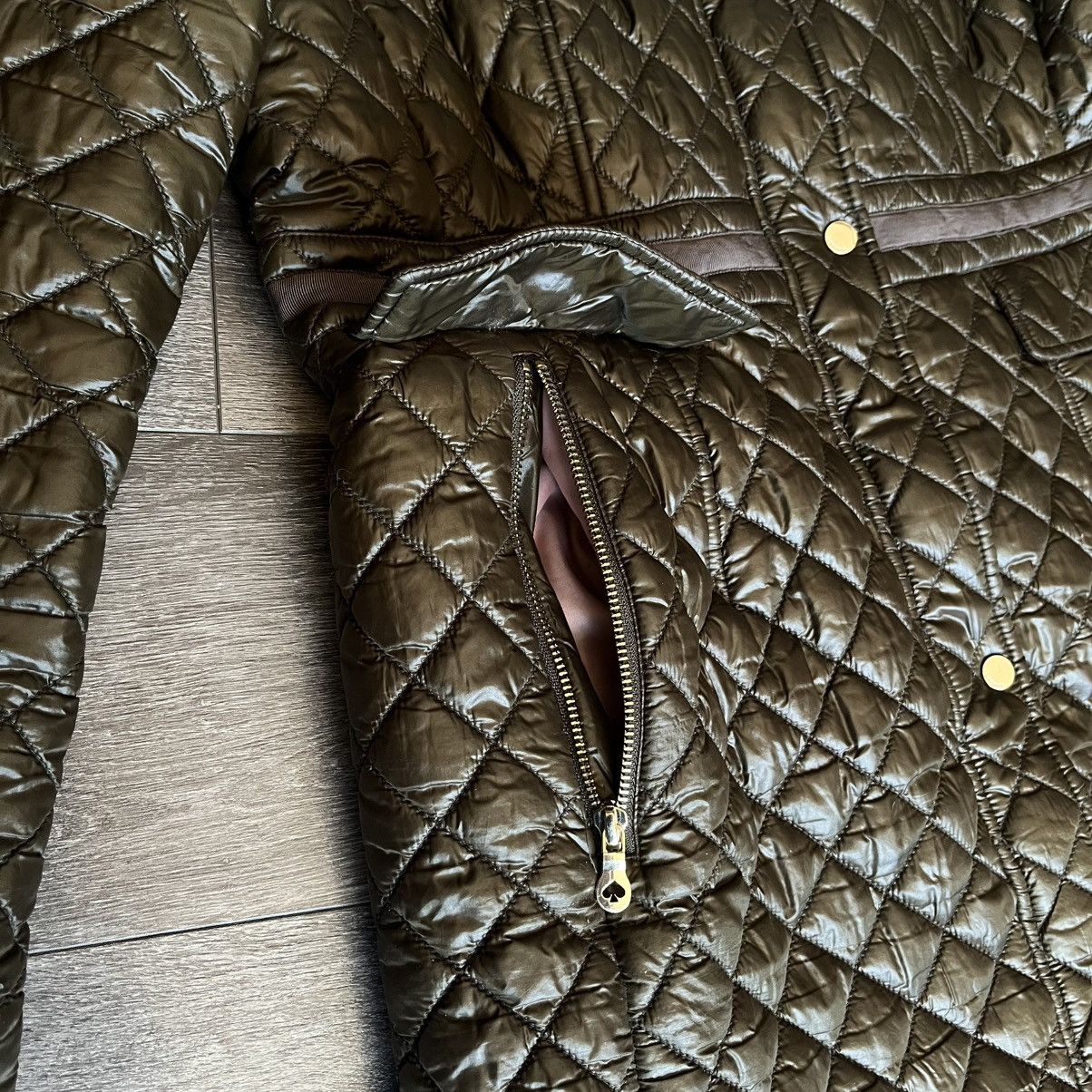Kate Spade Kate Spade New York Women’s Hooded Quilted Anorak Coat Olive Size XL / US 12-14 / IT 48-50 - 5 Thumbnail