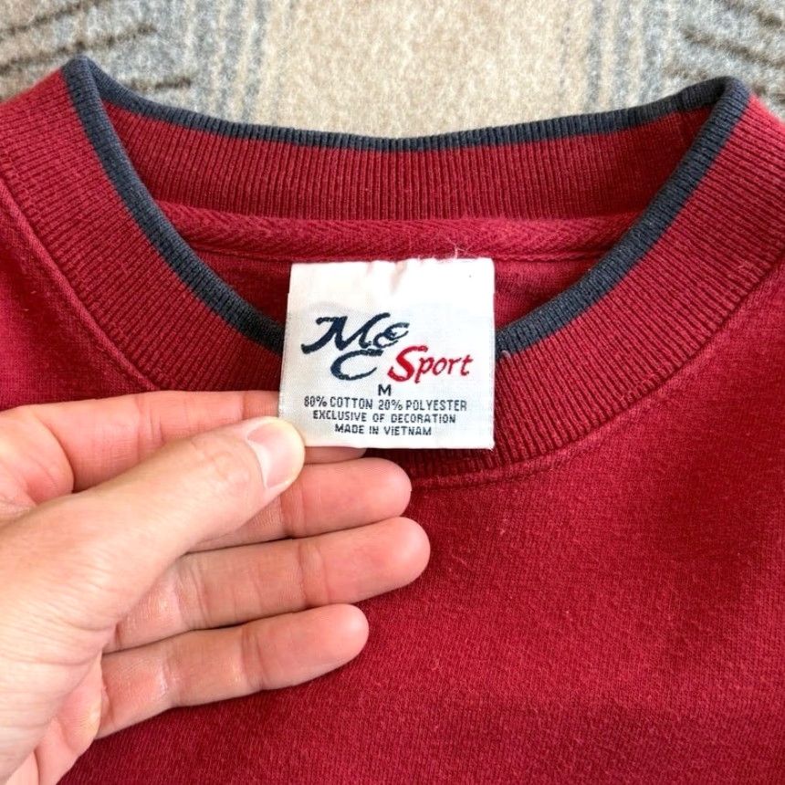 Vintage VINTAGE 90s Golf Golfing Embroidered Crewneck Sweatshirt M&C Sportswear Red Size M Men Crew Neck Long Sleeve Pullover Sweatshirt Vintage Grandpa Boy? Size US M / EU 48-50 / 2 - 3 Thumbnail