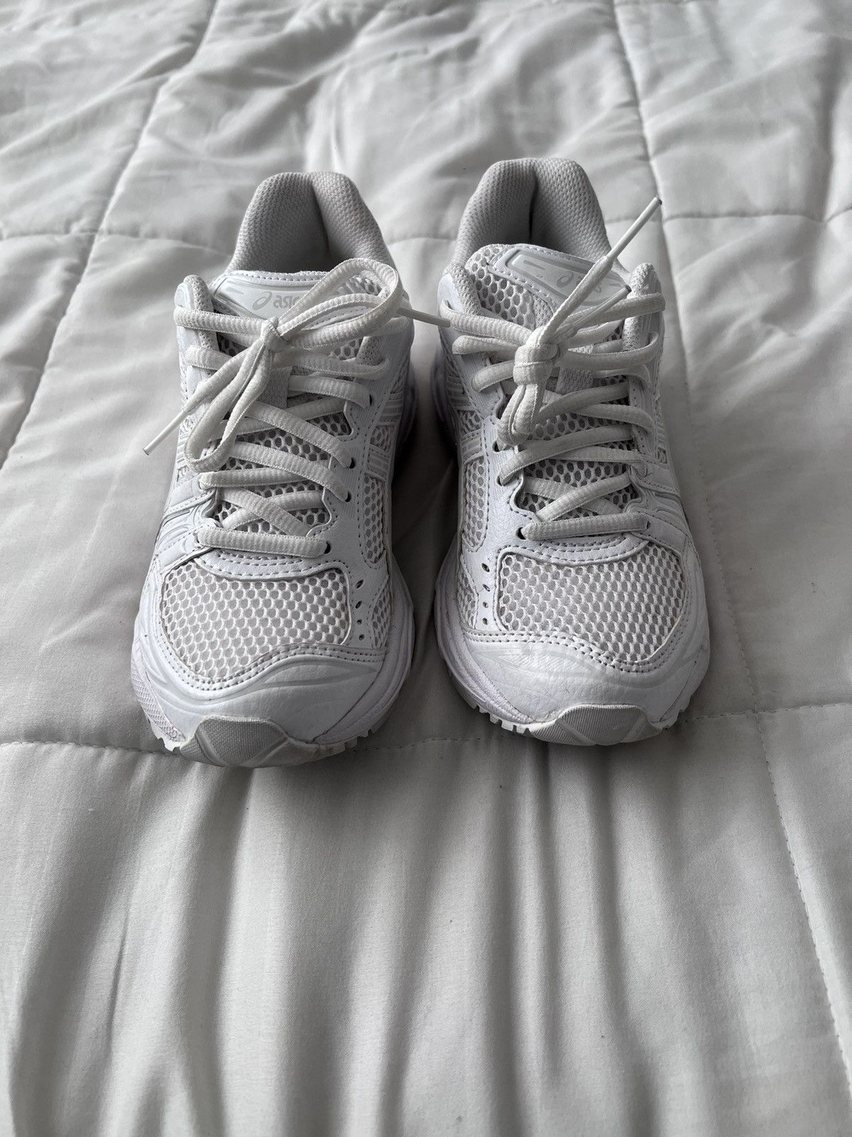 Asics Asics Gel Kayano 14 triple white Size US 4 / IT 34 - 3 Thumbnail