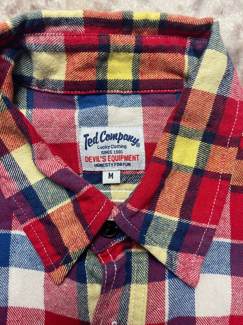 Tedman Tedman Company Embroidery Flannel Button Up Size US M / EU 48-50 / 2 - 8 Thumbnail