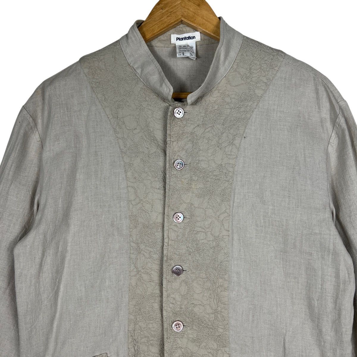 Issey Miyake Issey Miyake Plantation linen Cotton Cropped Jacket Size US M / EU 48-50 / 2 - 3 Thumbnail
