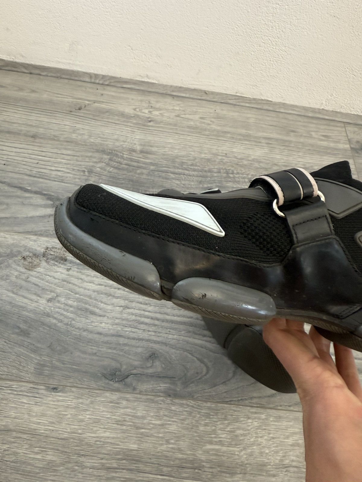 Prada Cloudbust Thunder Sneakers in Black & Grey Size US 9 / EU 42 - 17 Thumbnail
