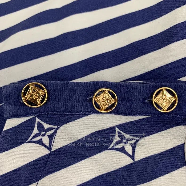 Louis Vuitton Louis Vuitton Color-block striped logo printed cotton crew Size US M / EU 48-50 / 2 - 5 Thumbnail