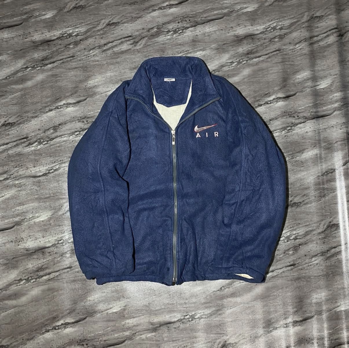 Nike 90s Nike Big Swoosh Heavy Fur Jacket⭐️ Size US M / EU 48-50 / 2 - 4 Thumbnail