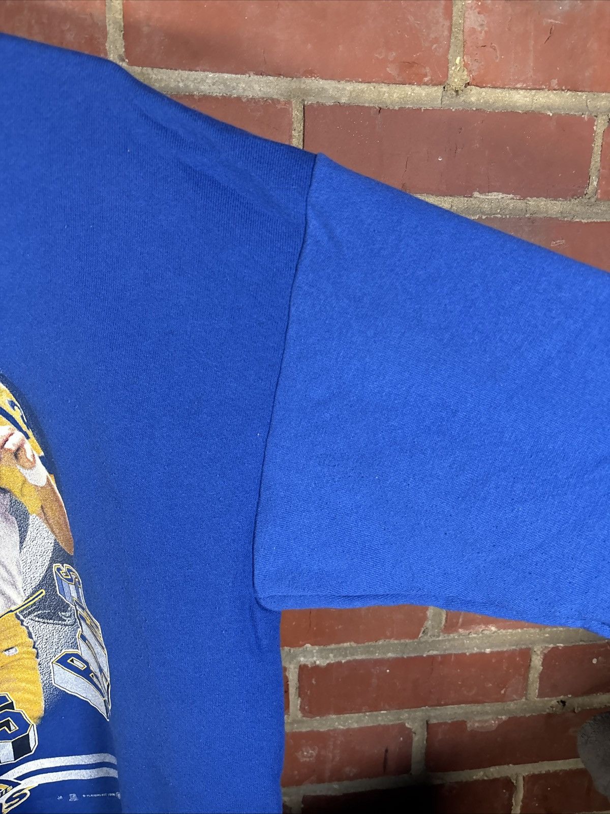 NFL Vintage 90s Blue St. Louis Rams Kurt Warner NFL Crewneck L Size US L / EU 52-54 / 3 - 4 Thumbnail