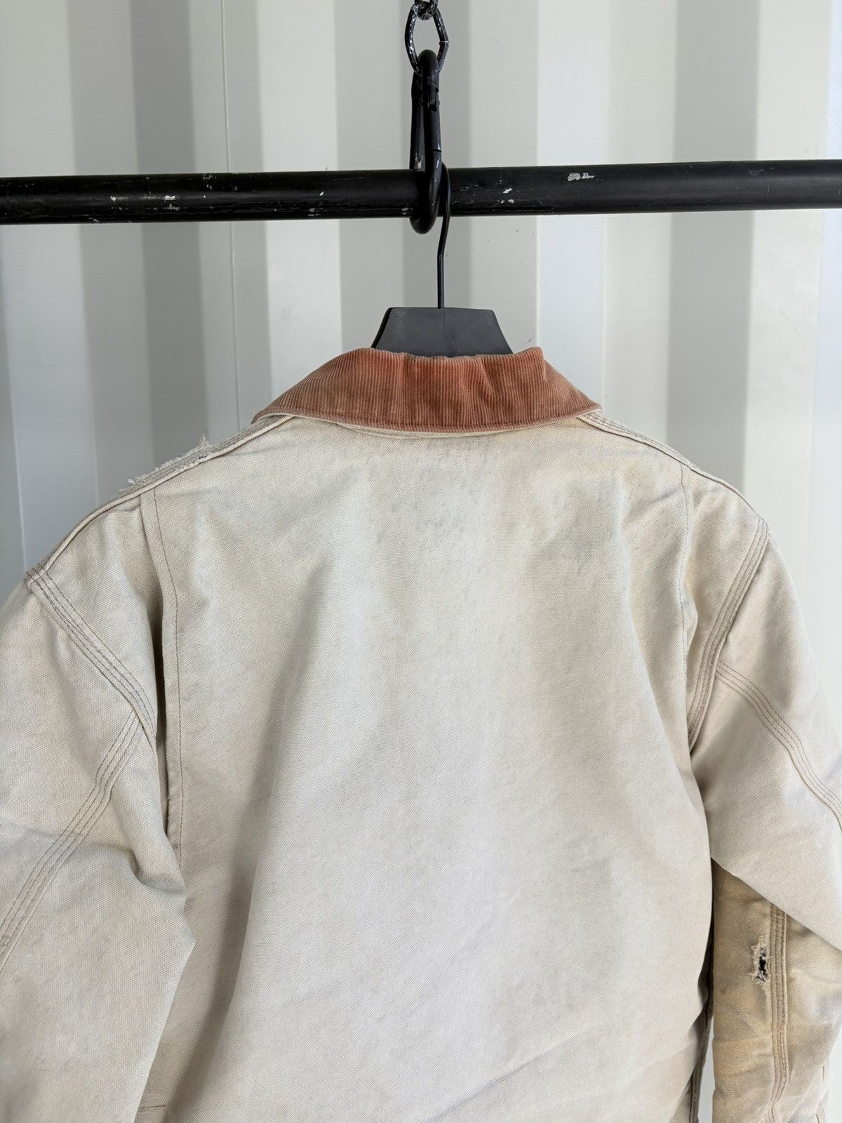 Carhartt Vintage Carhartt Detroit Faded Thrashed Jacket GRUNGE Size US L / EU 52-54 / 3 - 6 Thumbnail