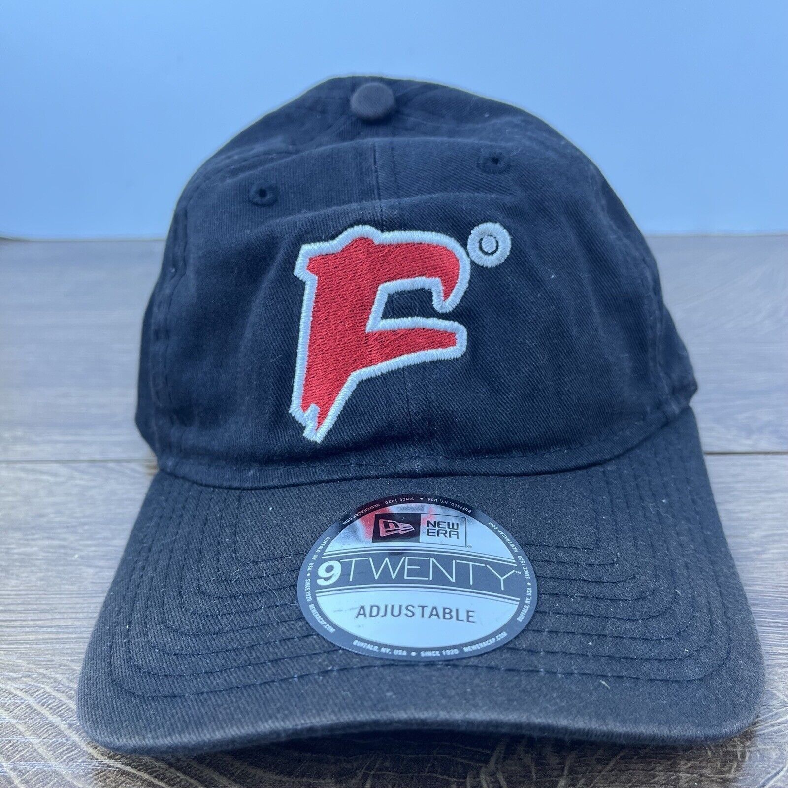 New Era F MiLB Baseball Hat New Era 9TWENTY Hat Black Adjustable Hat Size ONE SIZE - 15 Thumbnail