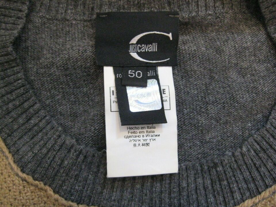 Just Cavalli Just Cavalli Crew neck thermal with wool knit sleeve Size US M / EU 48-50 / 2 - 3 Thumbnail