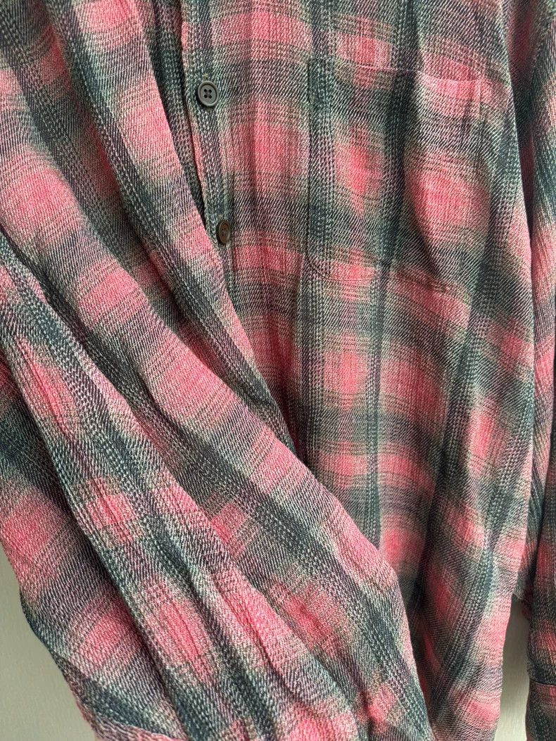 Our Legacy Our Legacy size50 Ruffled bubble gauze rose red checkered s Size US M / EU 48-50 / 2 - 4 Thumbnail