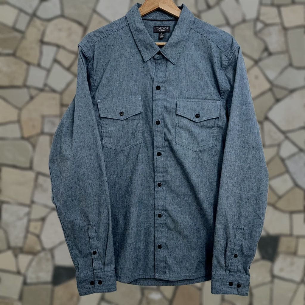 Toad&Co Toad & Co Slim Oxford Button Up Shirt Men’s Large Long Sleeve Vault Size US L / EU 52-54 / 3 - 1 Thumbnail