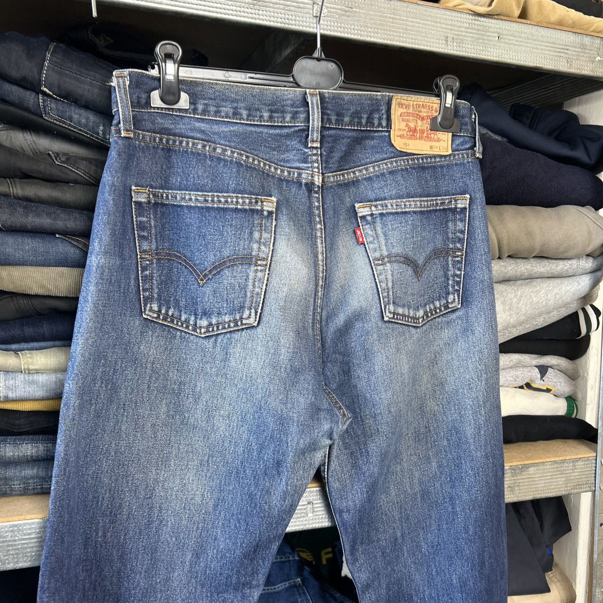 Levi's Vintage Levis 751 Blue Denim Basic Streetwear jeans Size US 32 / EU 48 - 2 Thumbnail