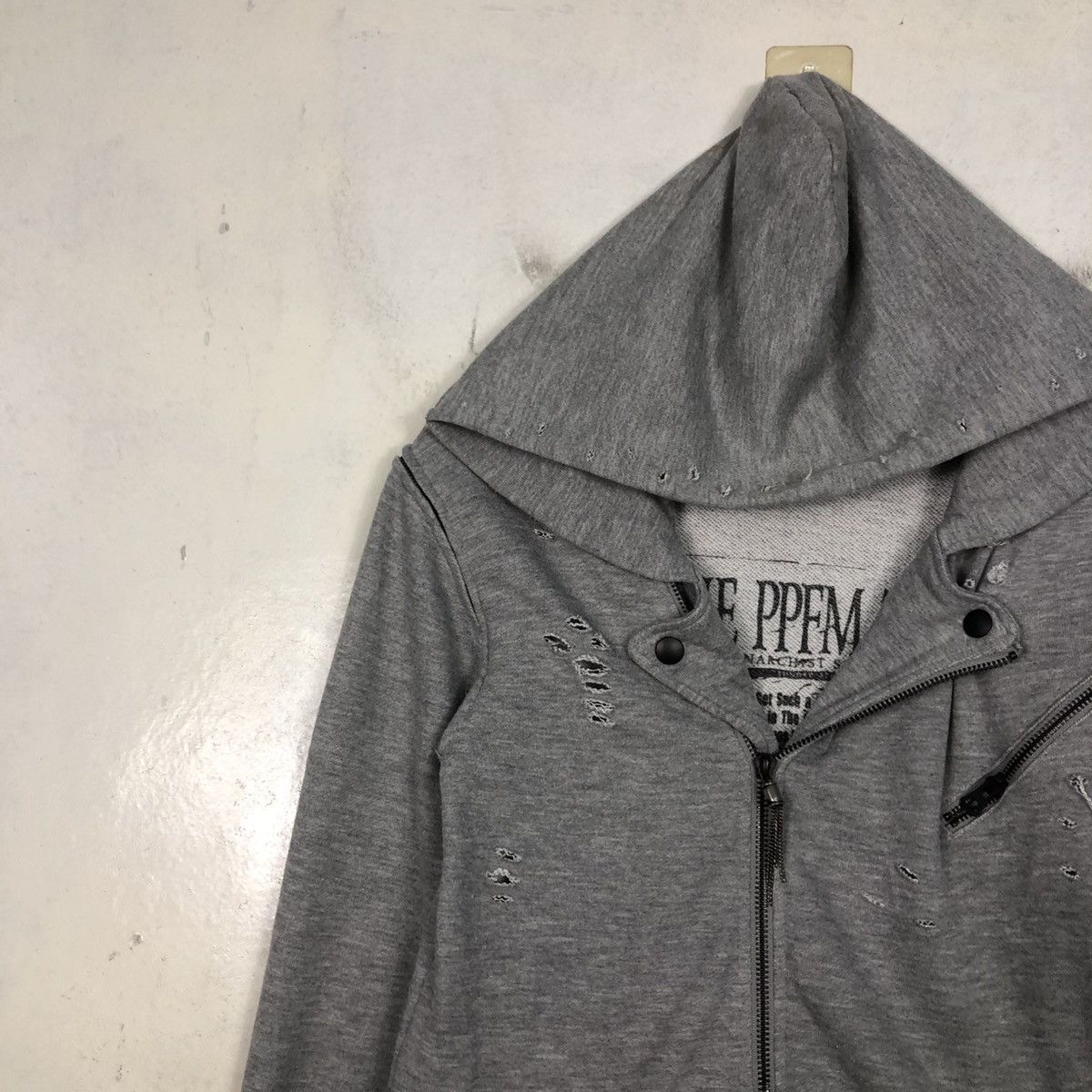 PPFM 📌Cropped Biker Jacket Double Collar PPFM Hysteric Glamour Size US M / EU 48-50 / 2 - 9 Thumbnail