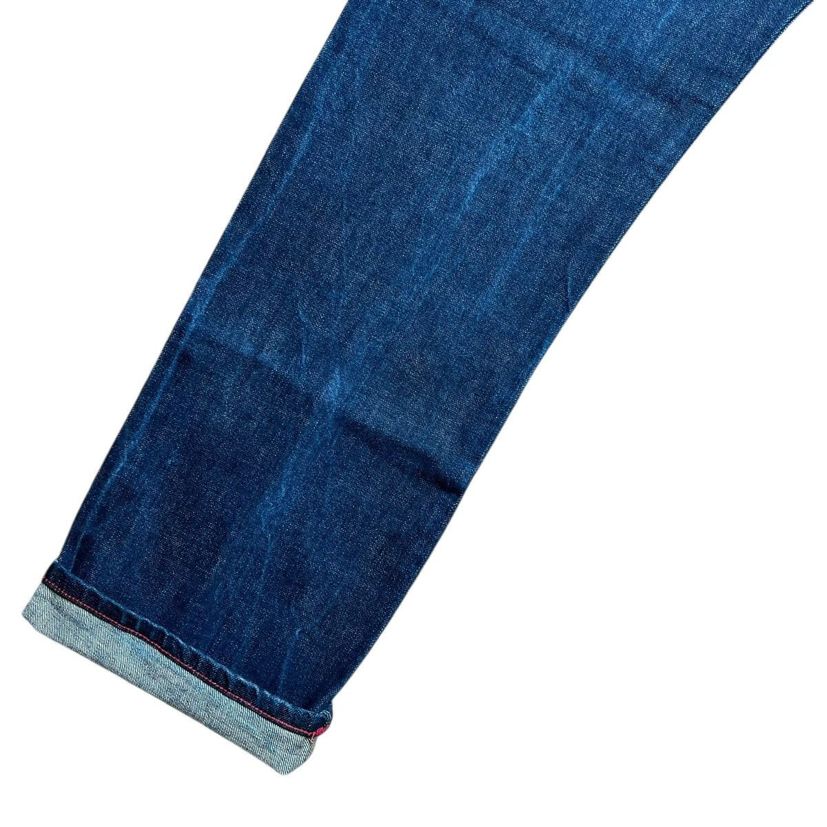 Gustin Gustin Jeans Men Blue Selvedge Straight Fit USA Denim Pants Size US 31 - 16 Thumbnail