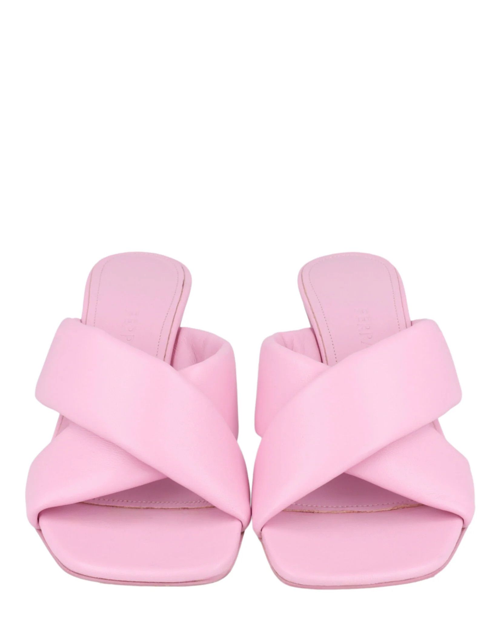Salvatore Ferragamo o1y0426 Geometric Heel Mules in Pink Size US 6.5 / IT 36.5 - 5 Thumbnail