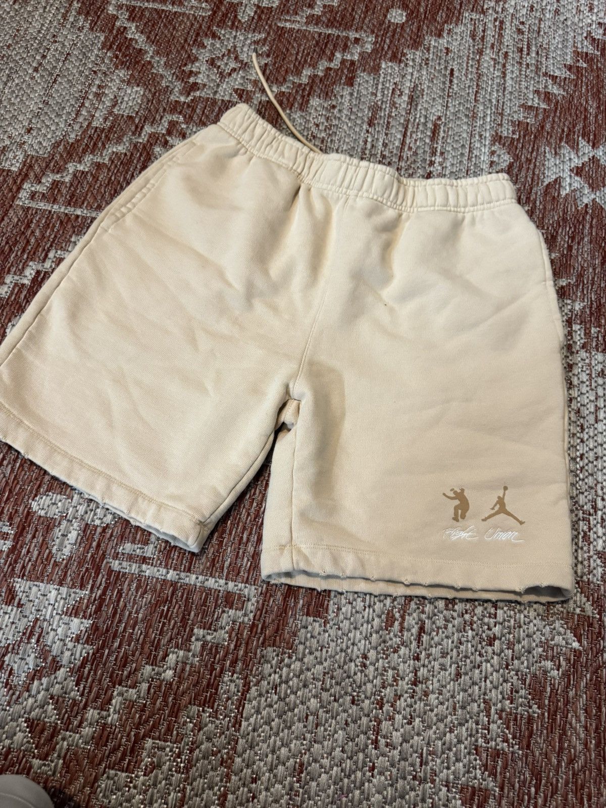 Union LA Union X Jordan Shorts Cream Rare Size Large Size US 34 / EU 50 - 1 Thumbnail