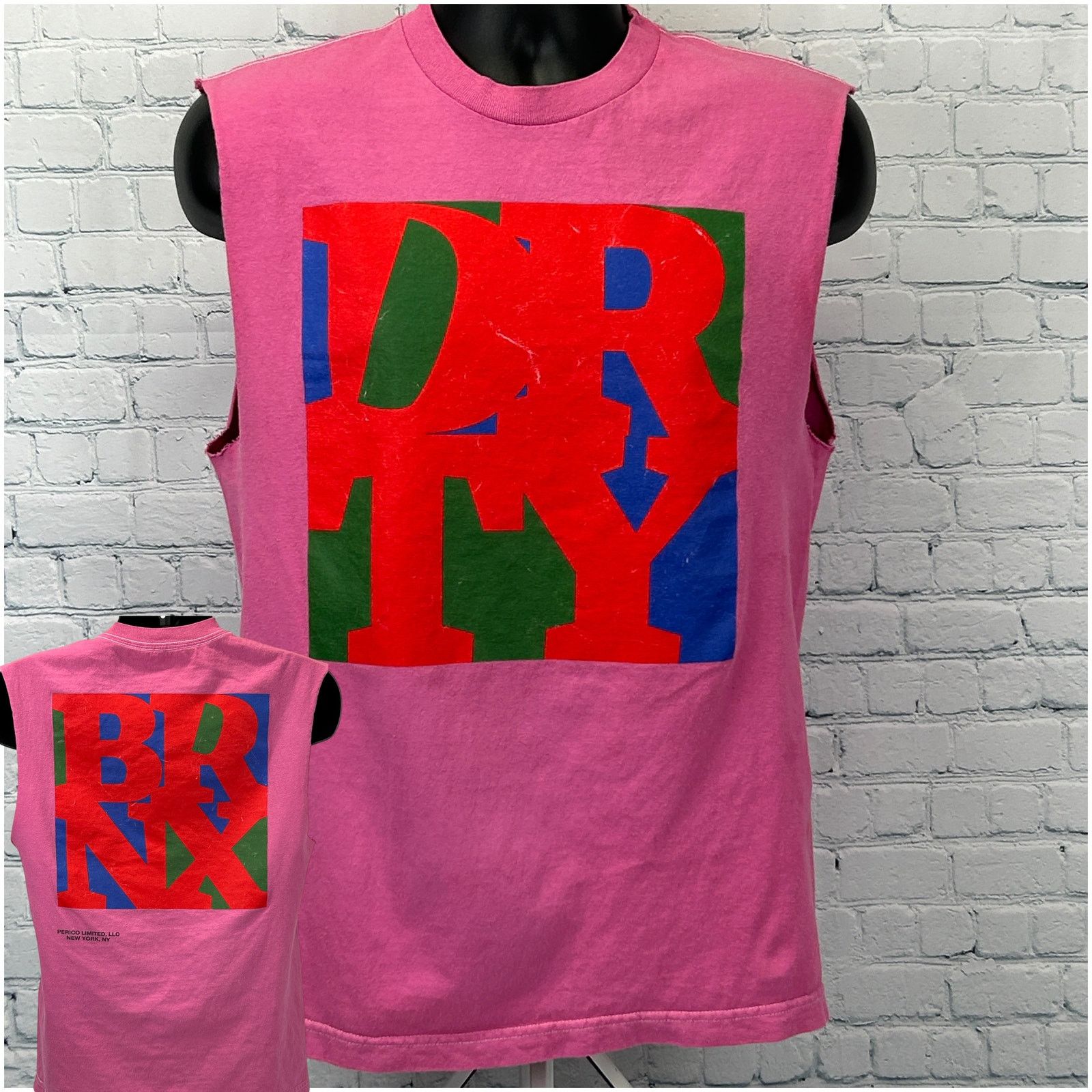 Other DRTY BRNX Dirty Bronx T Shirt New York Sleeveless Tee Pink M Size US M / EU 48-50 / 2 - 1 Thumbnail