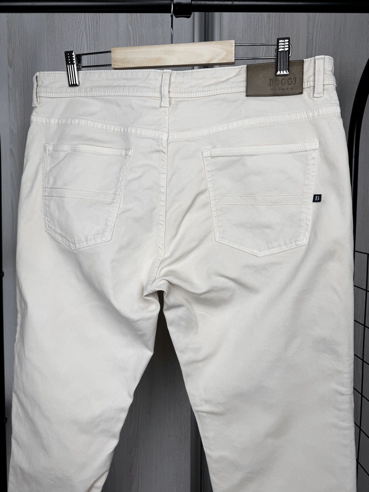 Boggi Boggi Milano Claude Creamy Beige Denim Jeans Chino Pants 34 Size US 34 / EU 50 - 7 Thumbnail