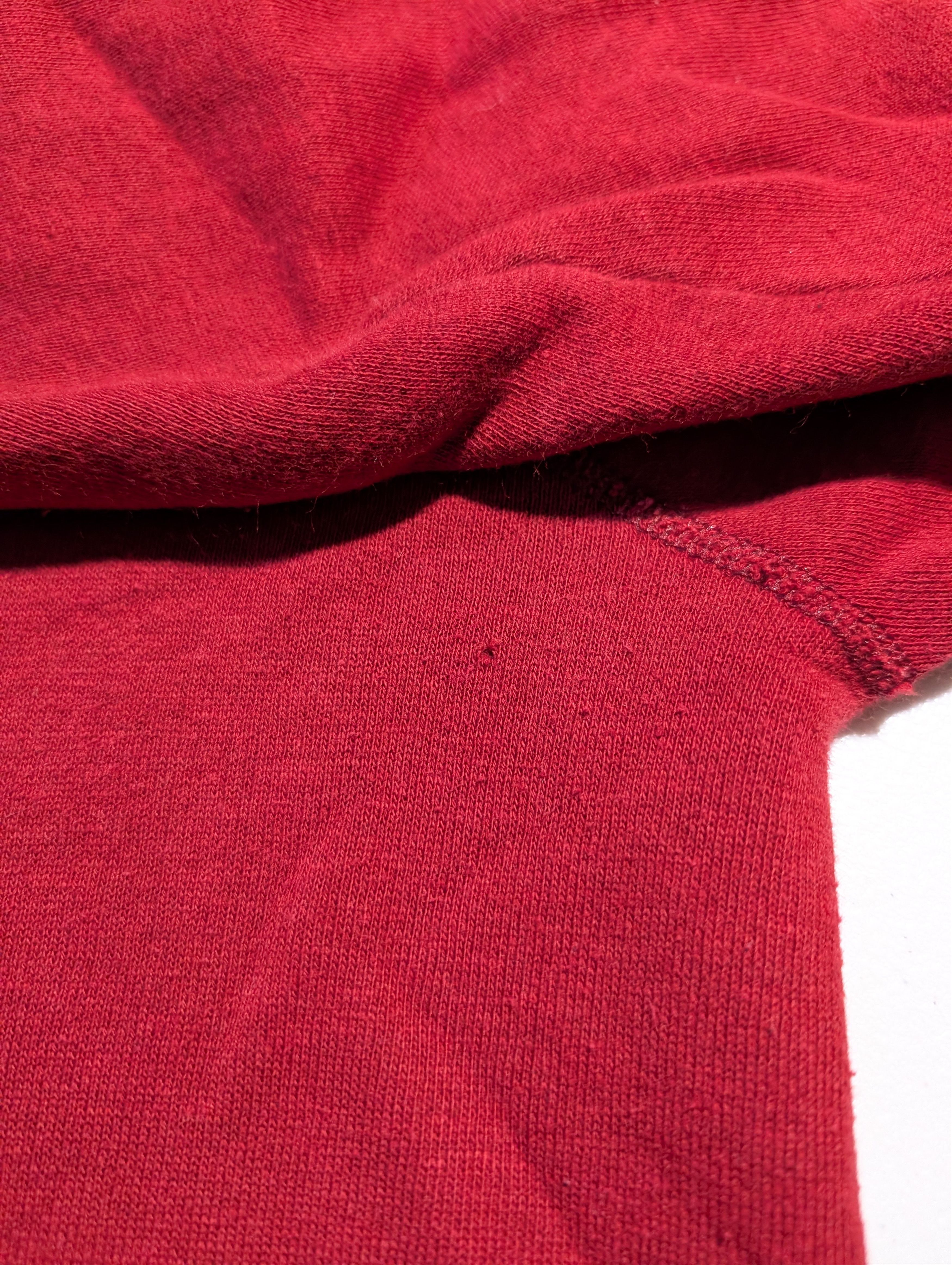 NCAA Vintage 70s Bloomsburg University Red X-Large Sweatshirt Size US XL / EU 56 / 4 - 7 Thumbnail
